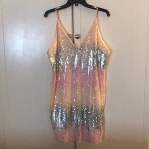 Sequin Strappy Dress